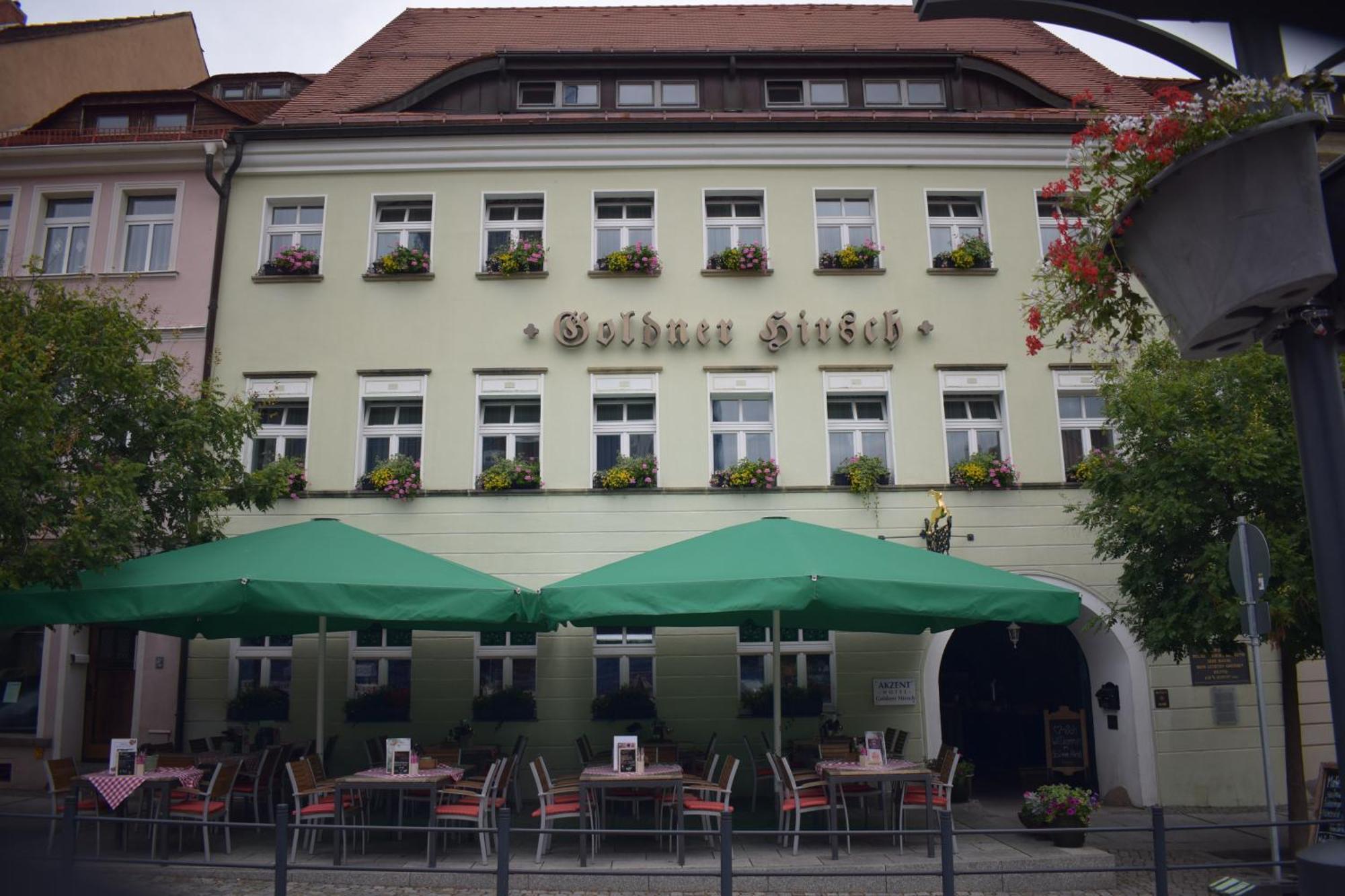 Akzent Hotel Goldner Hirsch Kamenec Exteriér fotografie