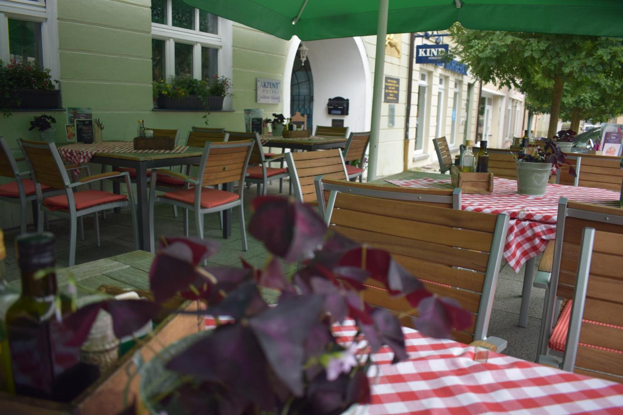Akzent Hotel Goldner Hirsch Kamenec Exteriér fotografie